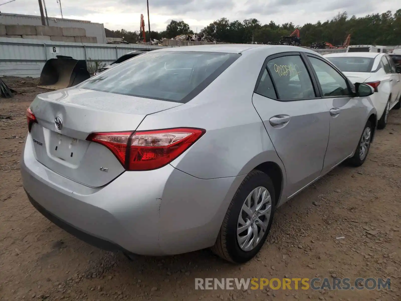 4 Photograph of a damaged car 5YFBURHE7KP921710 TOYOTA COROLLA 2019