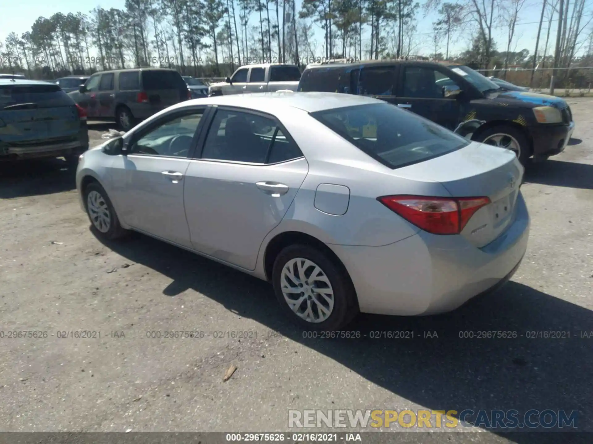 3 Photograph of a damaged car 5YFBURHE7KP921836 TOYOTA COROLLA 2019