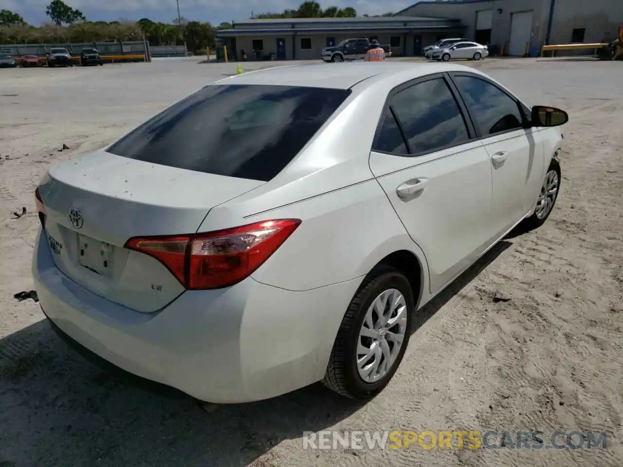 4 Photograph of a damaged car 5YFBURHE7KP922887 TOYOTA COROLLA 2019