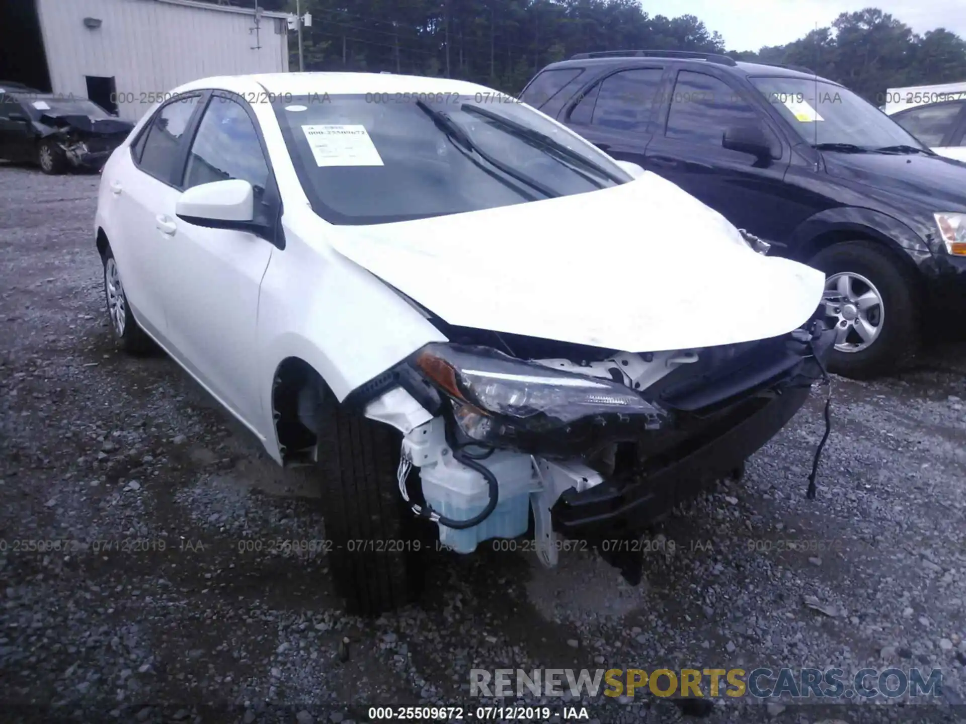 1 Photograph of a damaged car 5YFBURHE7KP922999 TOYOTA COROLLA 2019