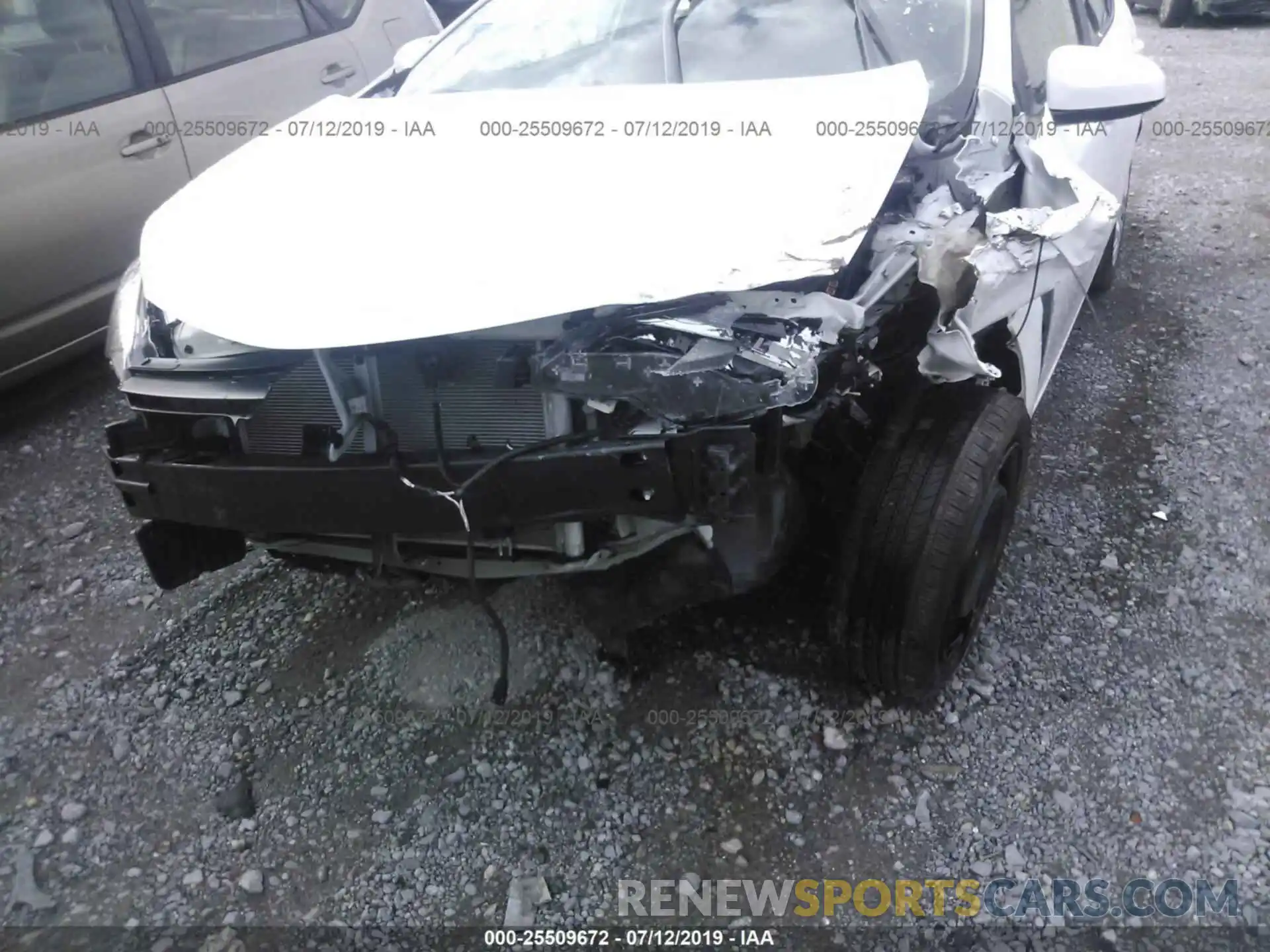 6 Photograph of a damaged car 5YFBURHE7KP922999 TOYOTA COROLLA 2019