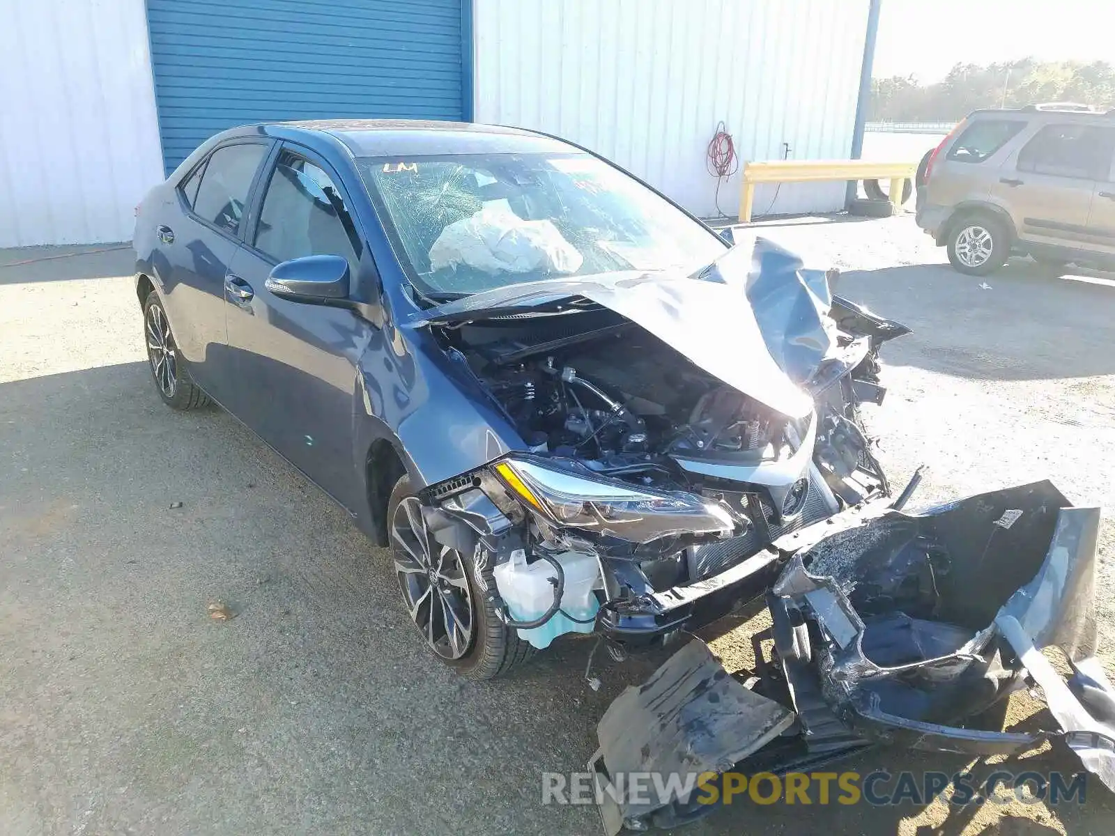 1 Photograph of a damaged car 5YFBURHE7KP923294 TOYOTA COROLLA 2019