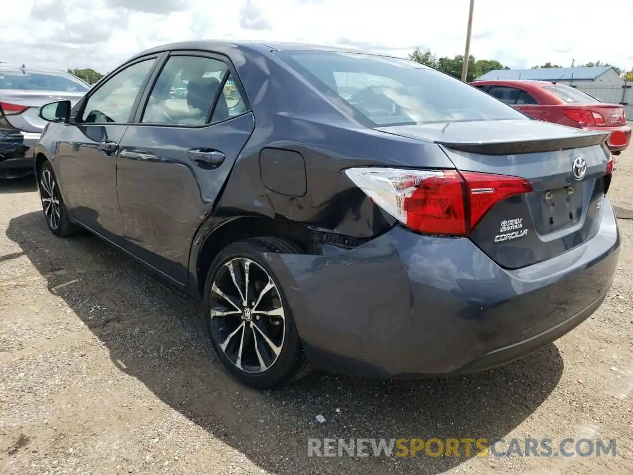 3 Photograph of a damaged car 5YFBURHE7KP923599 TOYOTA COROLLA 2019