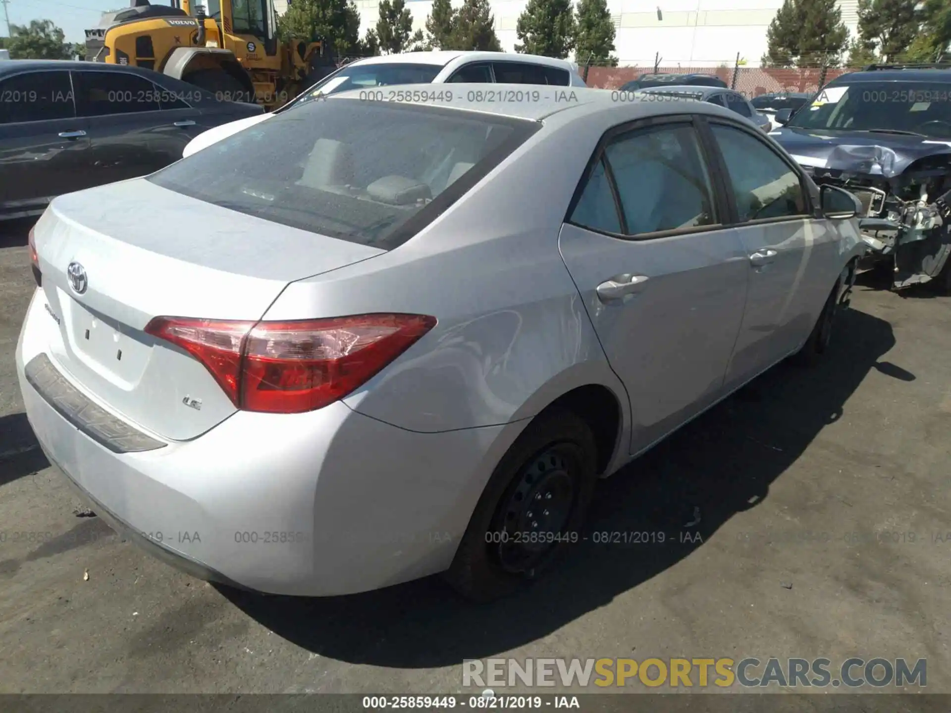 4 Photograph of a damaged car 5YFBURHE7KP923893 TOYOTA COROLLA 2019