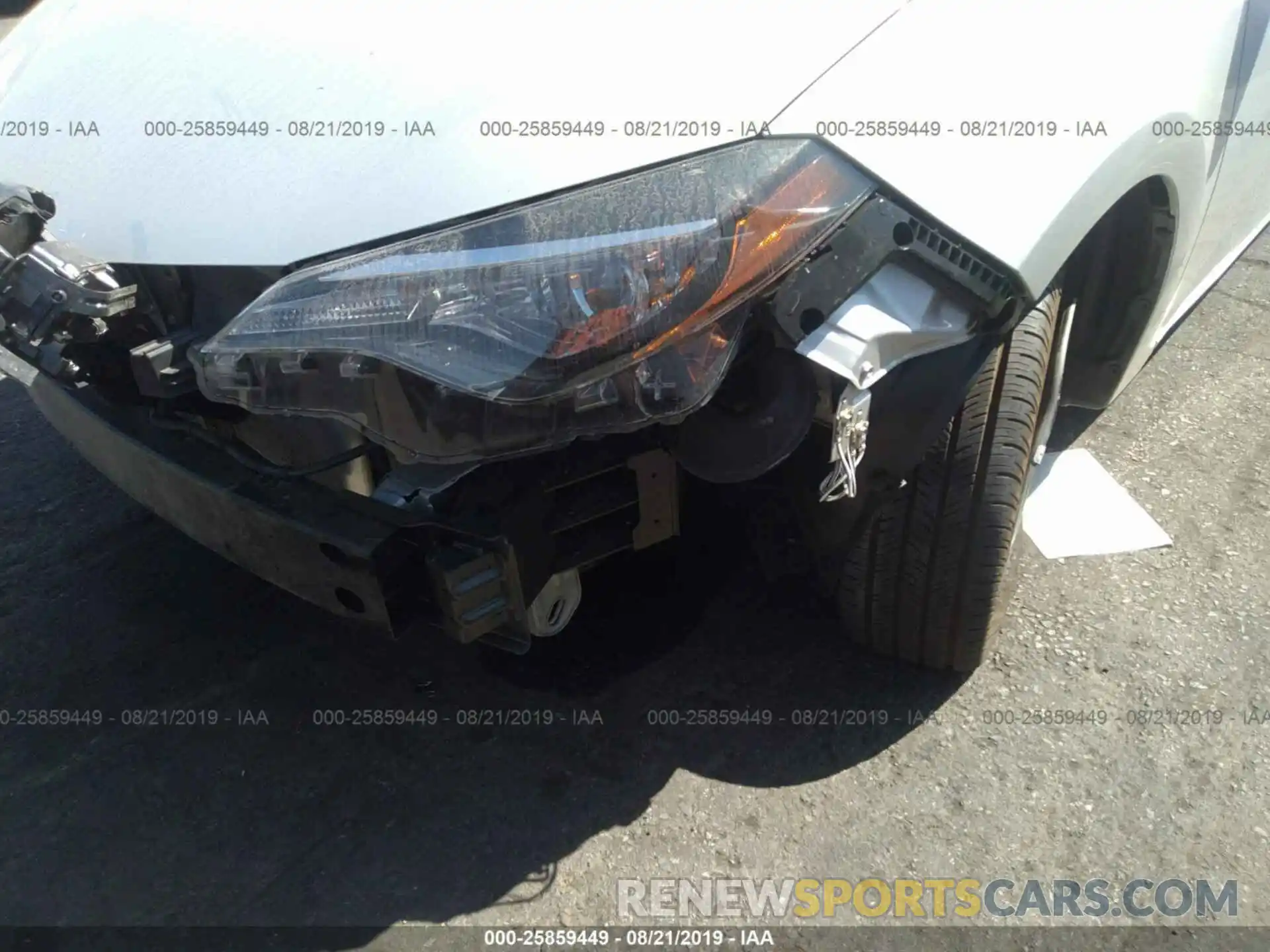 6 Photograph of a damaged car 5YFBURHE7KP923893 TOYOTA COROLLA 2019