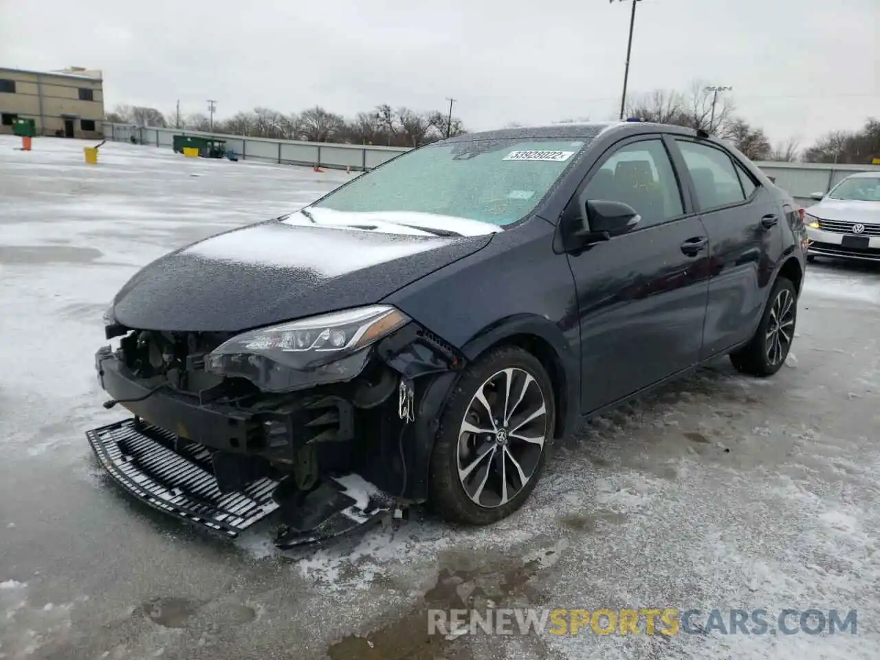 2 Photograph of a damaged car 5YFBURHE7KP923943 TOYOTA COROLLA 2019