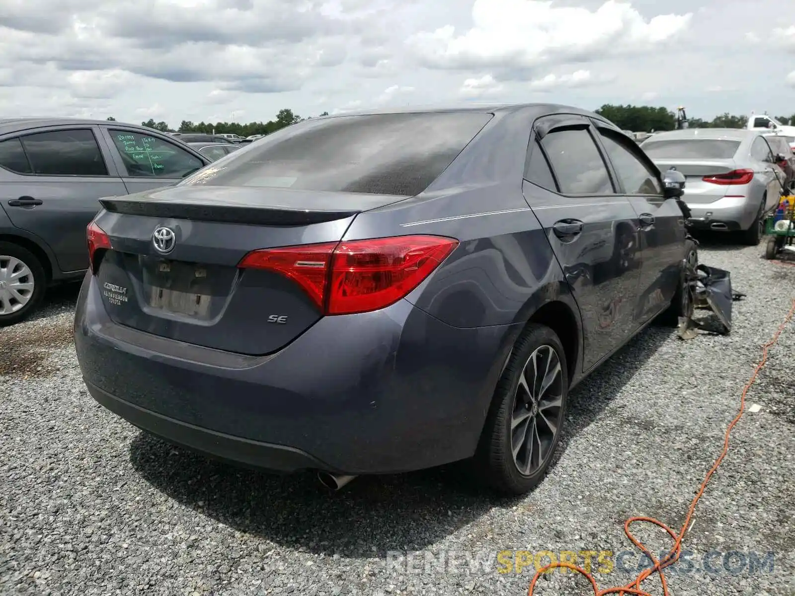 4 Photograph of a damaged car 5YFBURHE7KP924073 TOYOTA COROLLA 2019