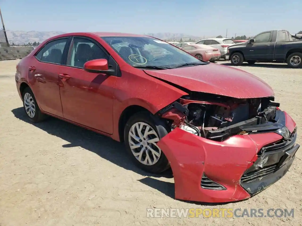 9 Photograph of a damaged car 5YFBURHE7KP924347 TOYOTA COROLLA 2019