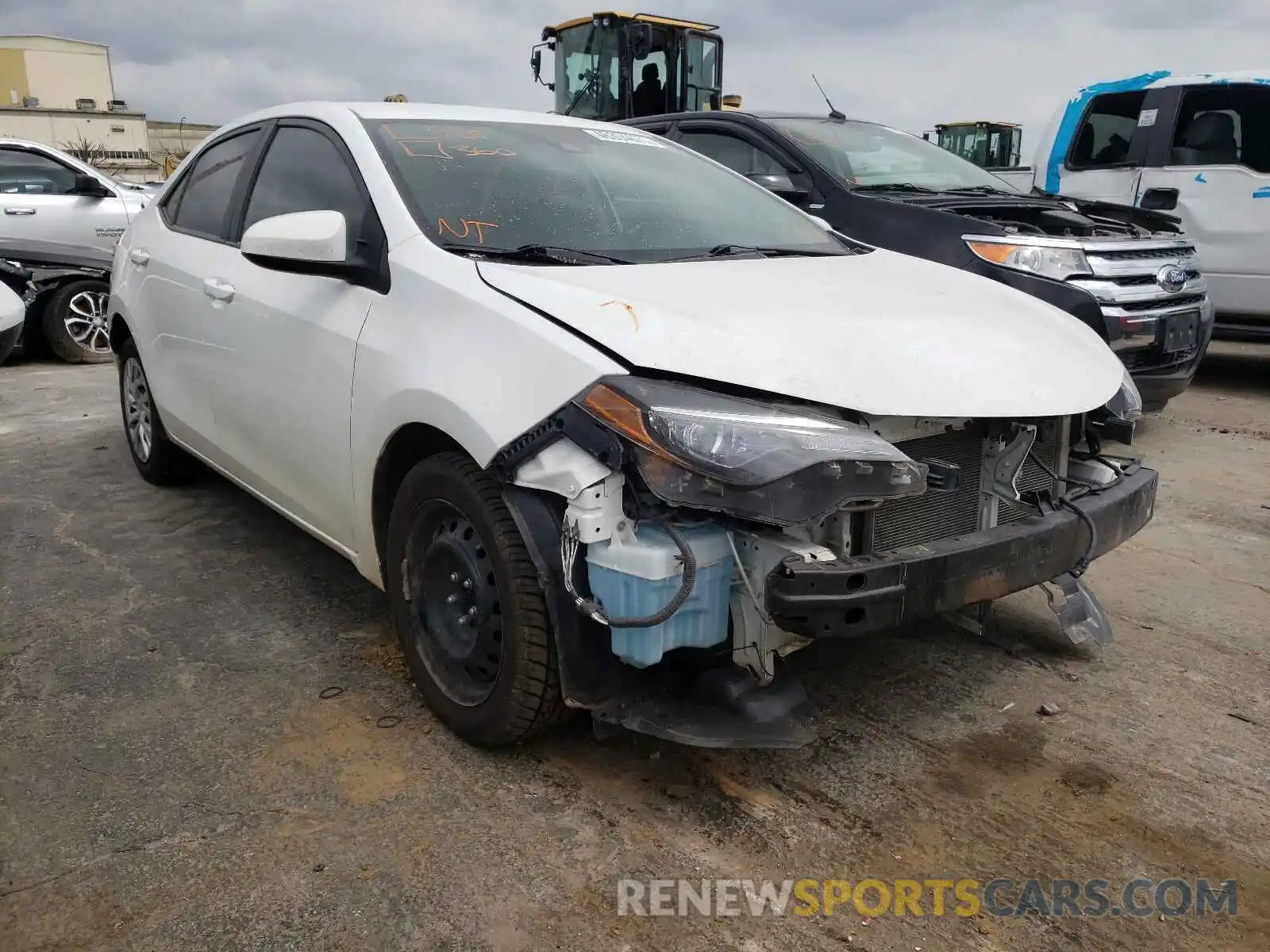 1 Photograph of a damaged car 5YFBURHE7KP924428 TOYOTA COROLLA 2019