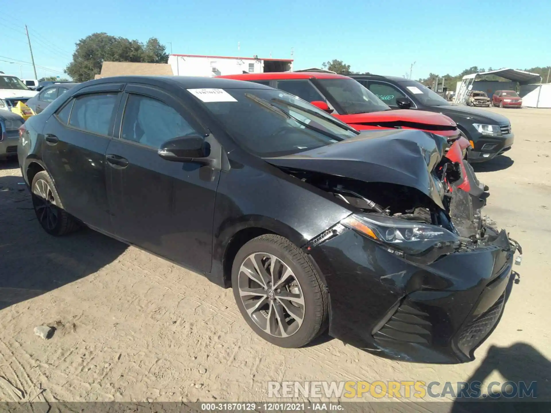 1 Photograph of a damaged car 5YFBURHE7KP924526 TOYOTA COROLLA 2019