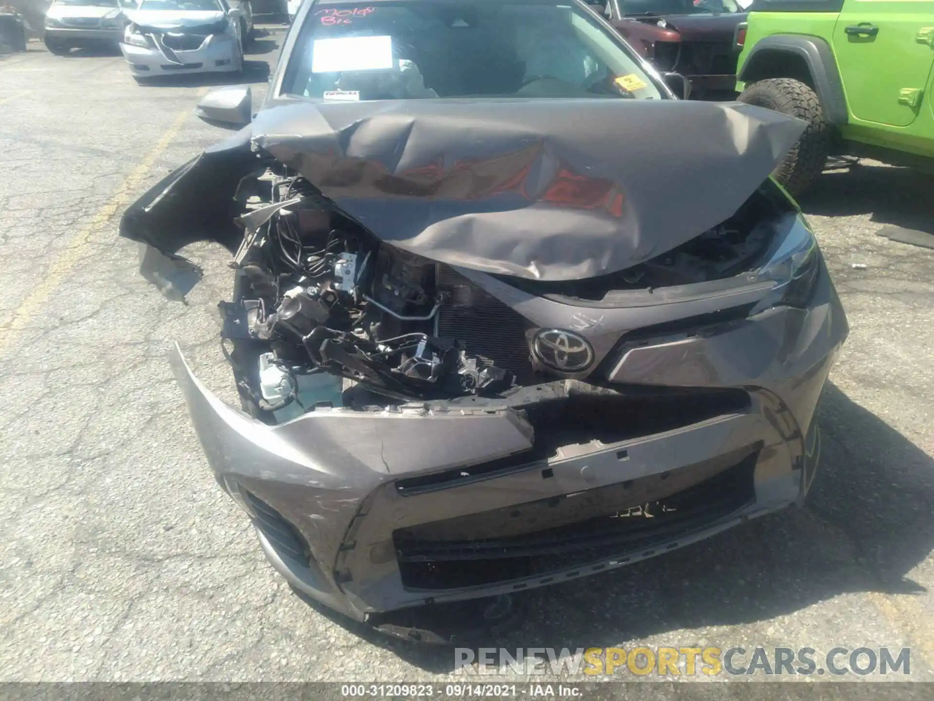 6 Photograph of a damaged car 5YFBURHE7KP924591 TOYOTA COROLLA 2019