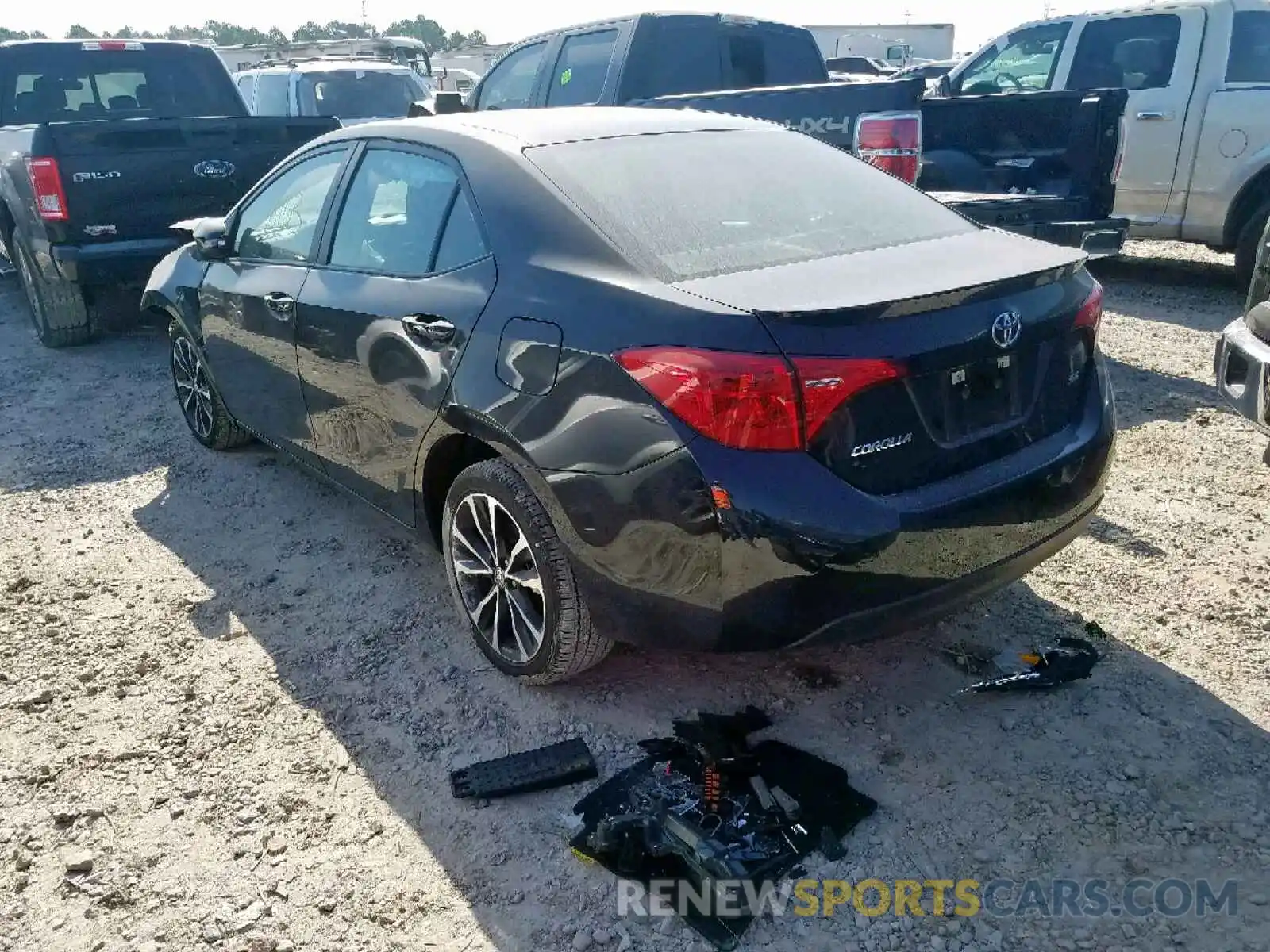 3 Photograph of a damaged car 5YFBURHE7KP924624 TOYOTA COROLLA 2019