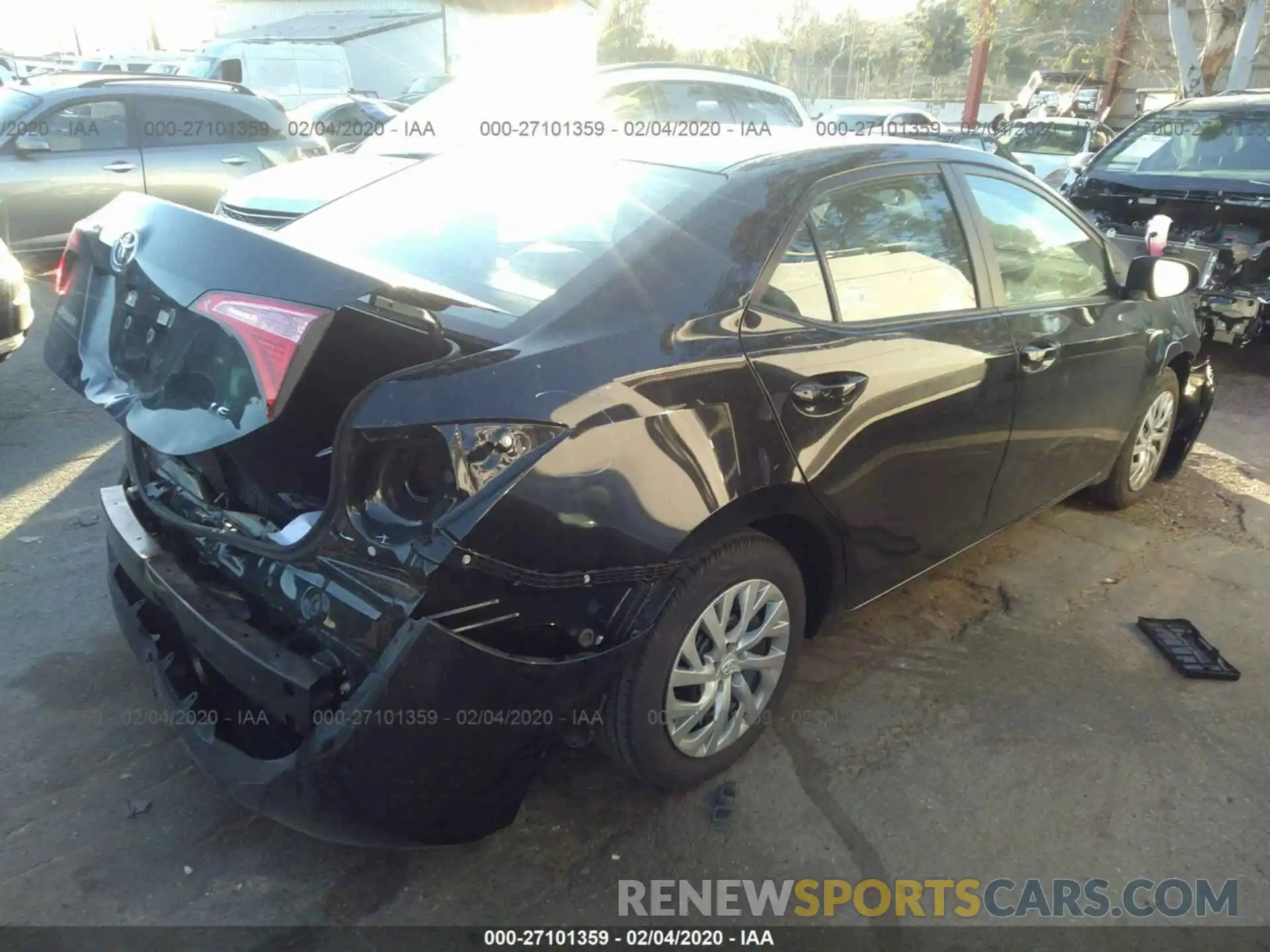 4 Photograph of a damaged car 5YFBURHE7KP924851 TOYOTA COROLLA 2019