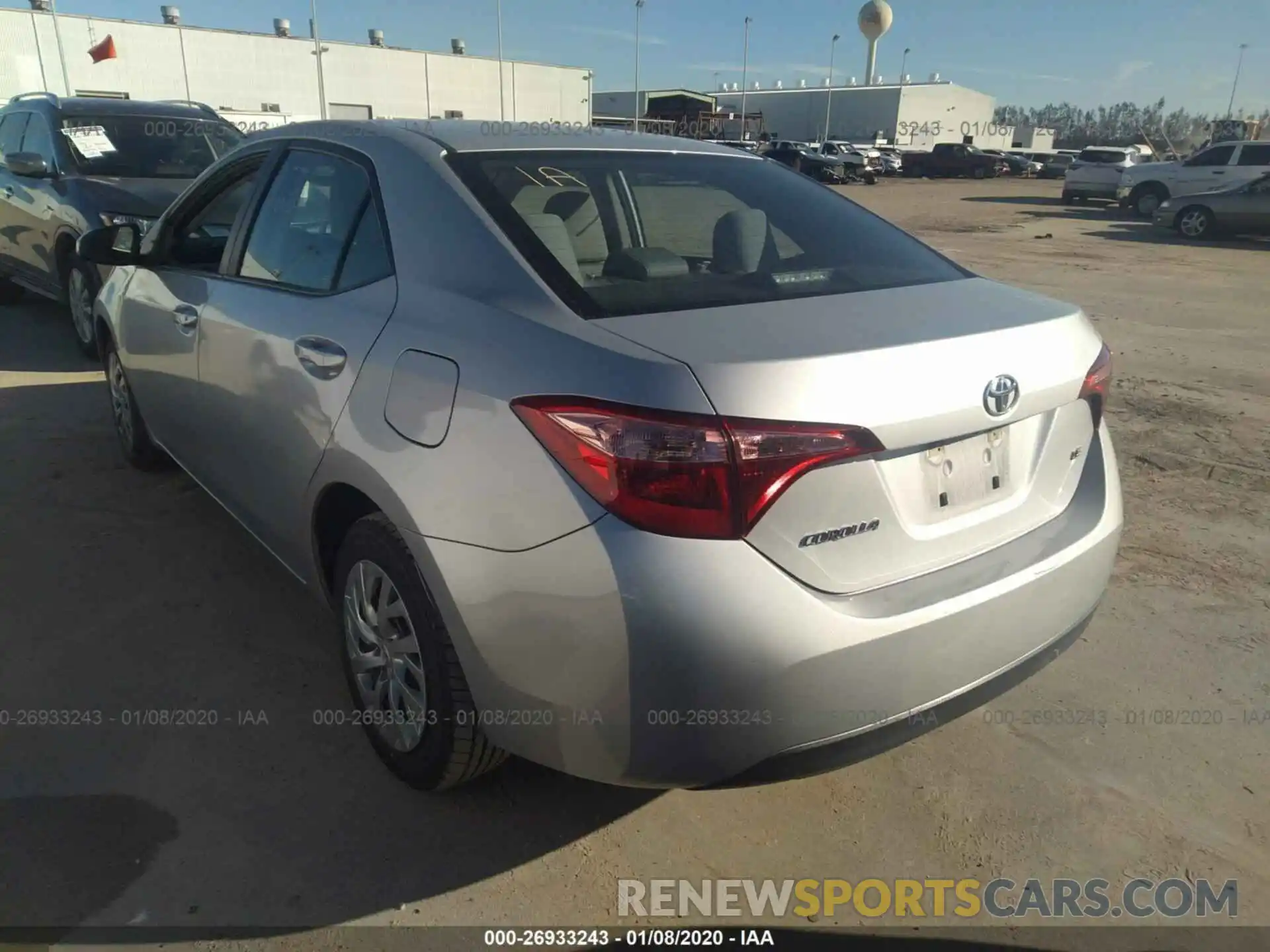 3 Photograph of a damaged car 5YFBURHE7KP924932 TOYOTA COROLLA 2019