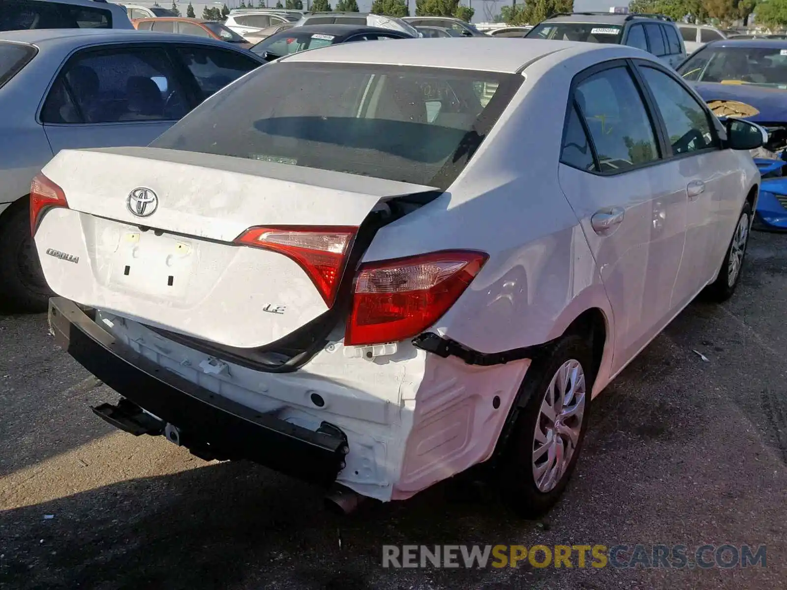 4 Photograph of a damaged car 5YFBURHE7KP924946 TOYOTA COROLLA 2019