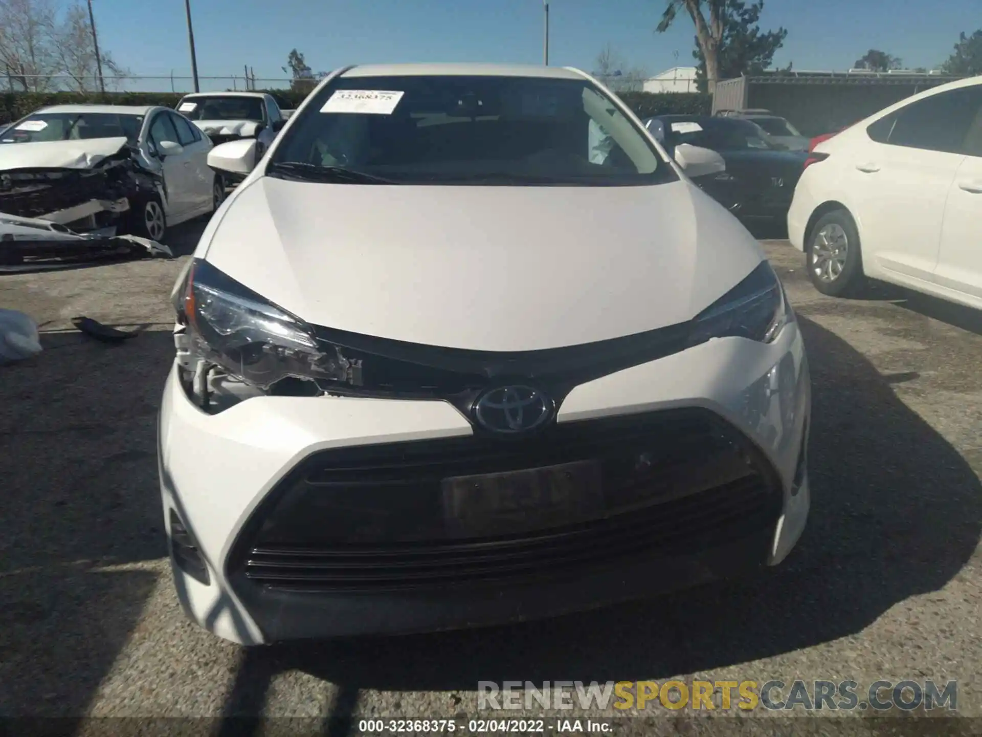 6 Photograph of a damaged car 5YFBURHE7KP925644 TOYOTA COROLLA 2019