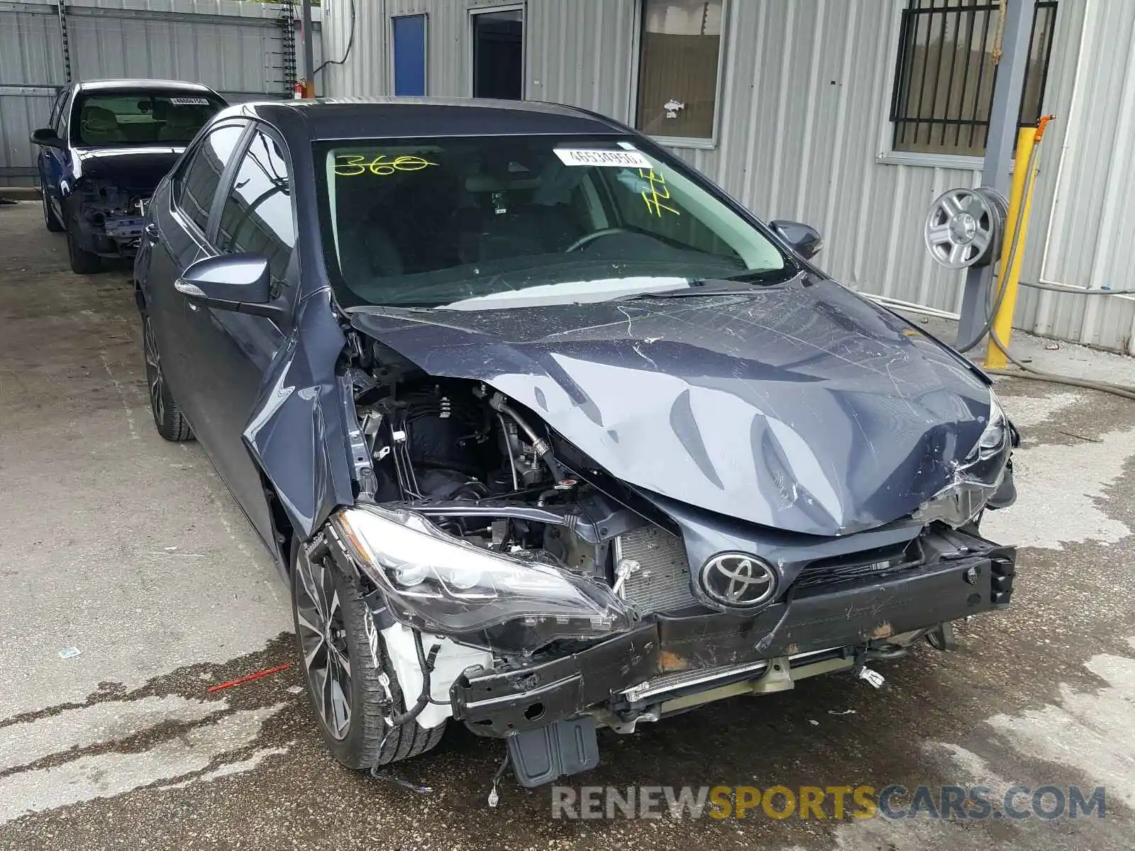 1 Photograph of a damaged car 5YFBURHE7KP925823 TOYOTA COROLLA 2019