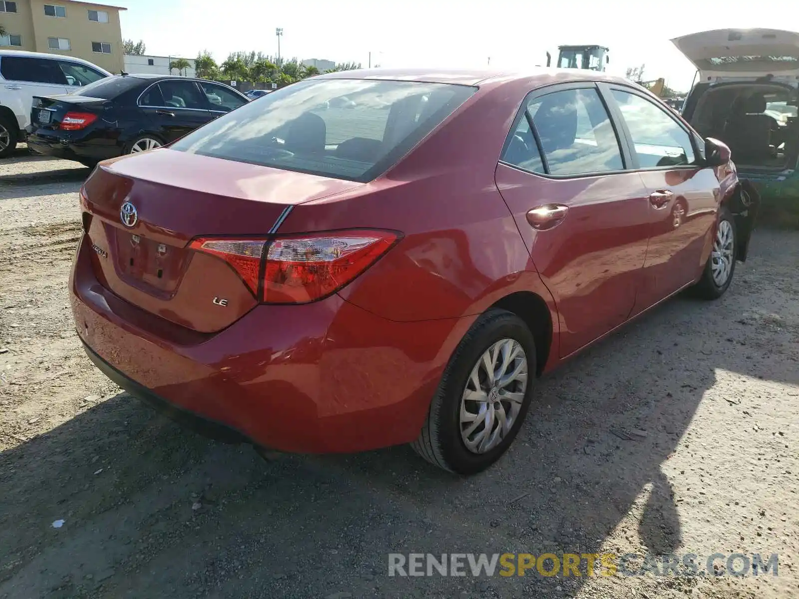 4 Photograph of a damaged car 5YFBURHE7KP925904 TOYOTA COROLLA 2019