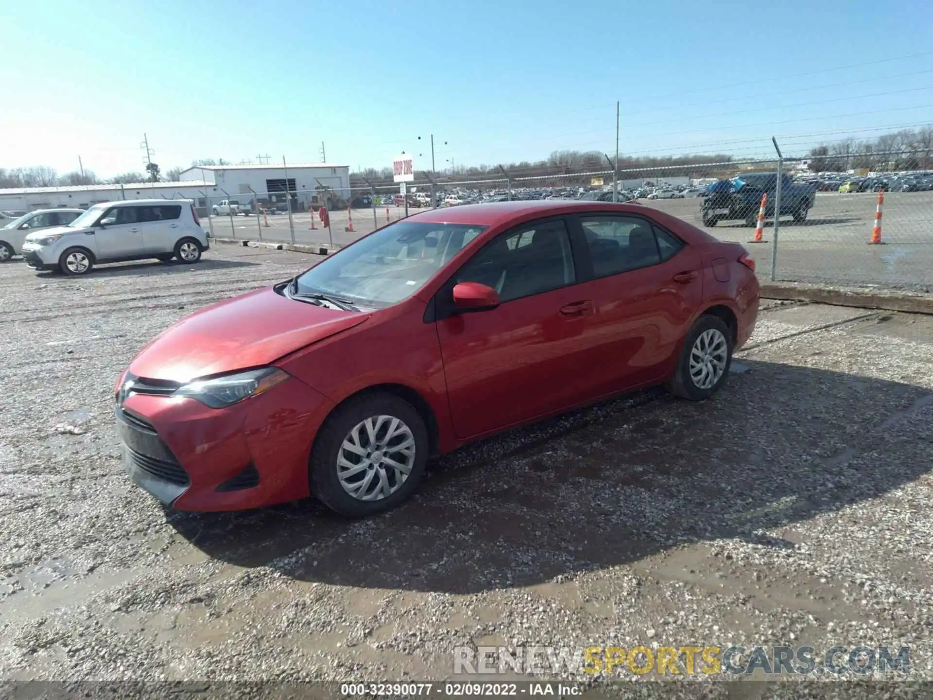 2 Photograph of a damaged car 5YFBURHE7KP926101 TOYOTA COROLLA 2019