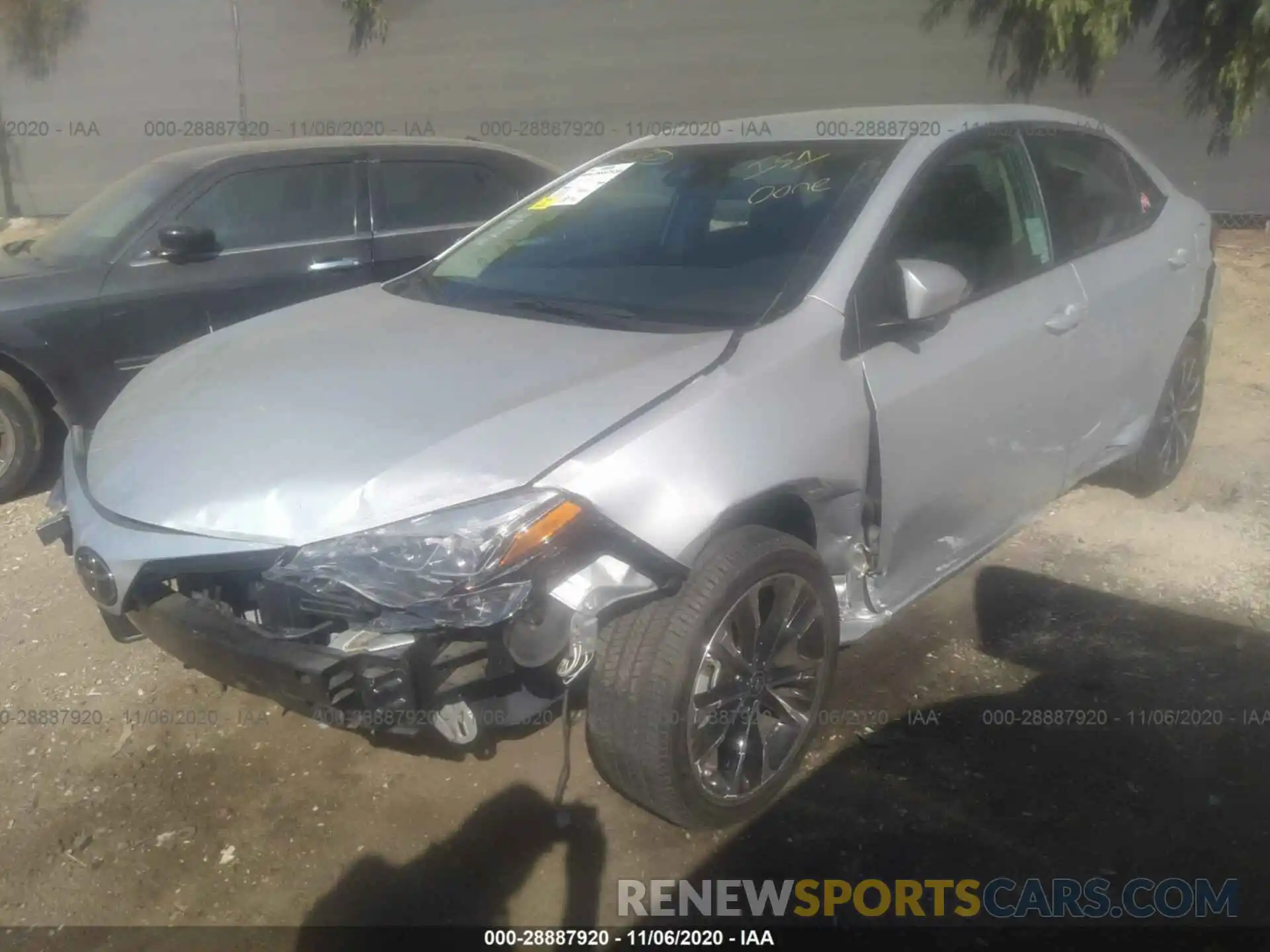 2 Photograph of a damaged car 5YFBURHE7KP926454 TOYOTA COROLLA 2019