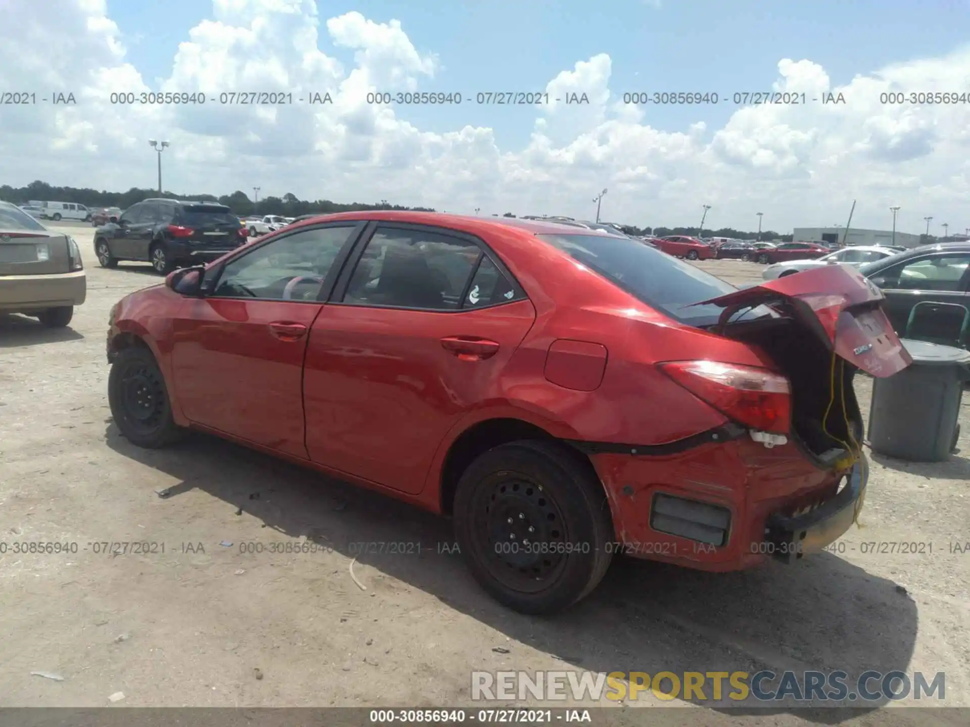 3 Photograph of a damaged car 5YFBURHE7KP926597 TOYOTA COROLLA 2019