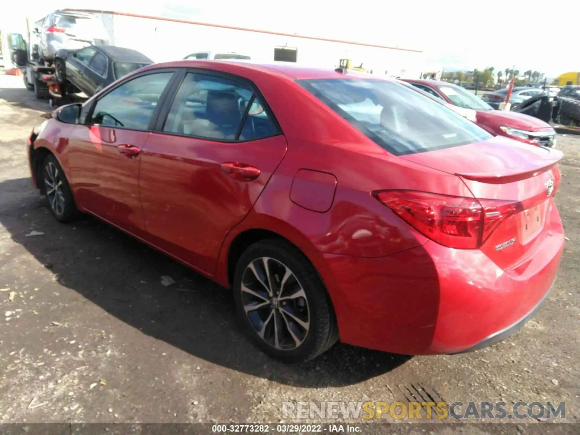 3 Photograph of a damaged car 5YFBURHE7KP926793 TOYOTA COROLLA 2019