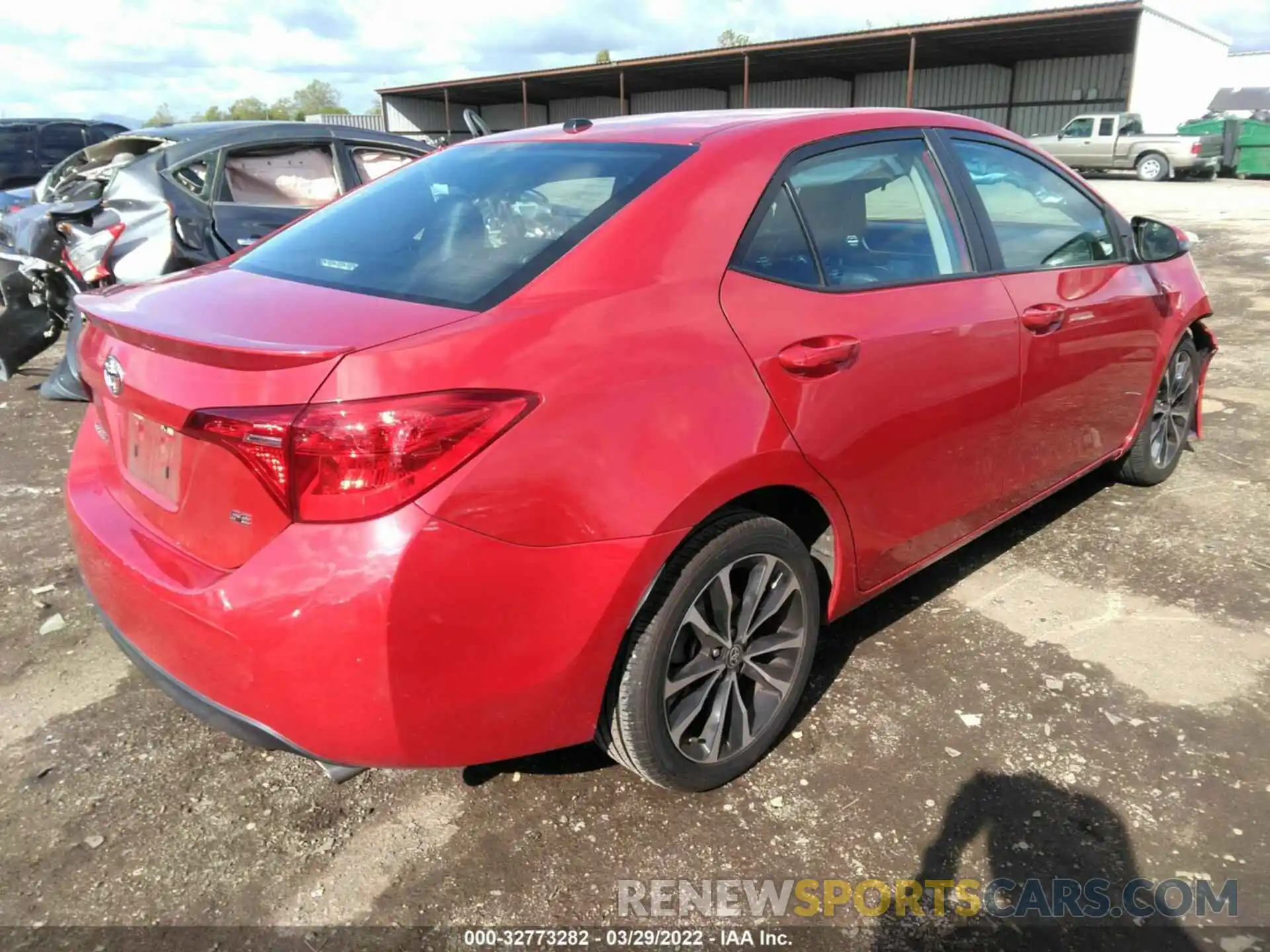 4 Photograph of a damaged car 5YFBURHE7KP926793 TOYOTA COROLLA 2019