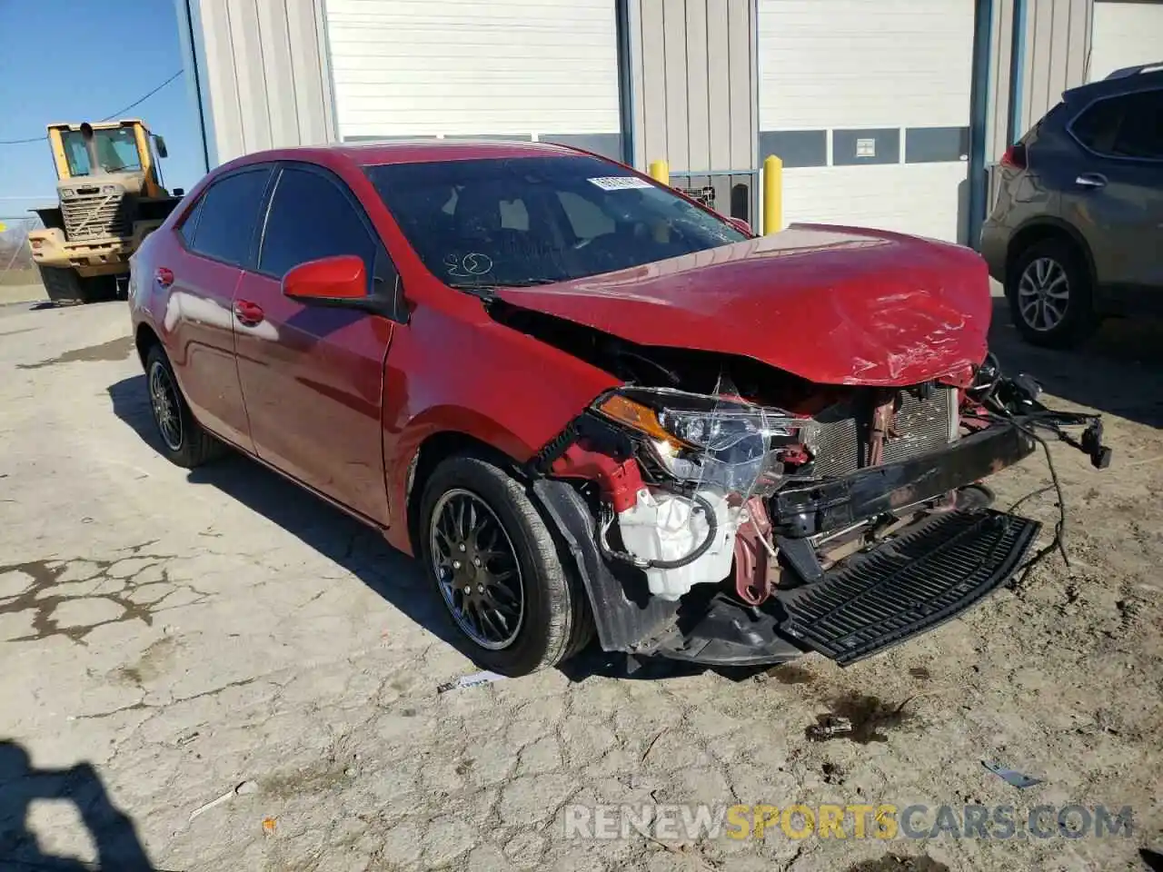 1 Photograph of a damaged car 5YFBURHE7KP927068 TOYOTA COROLLA 2019