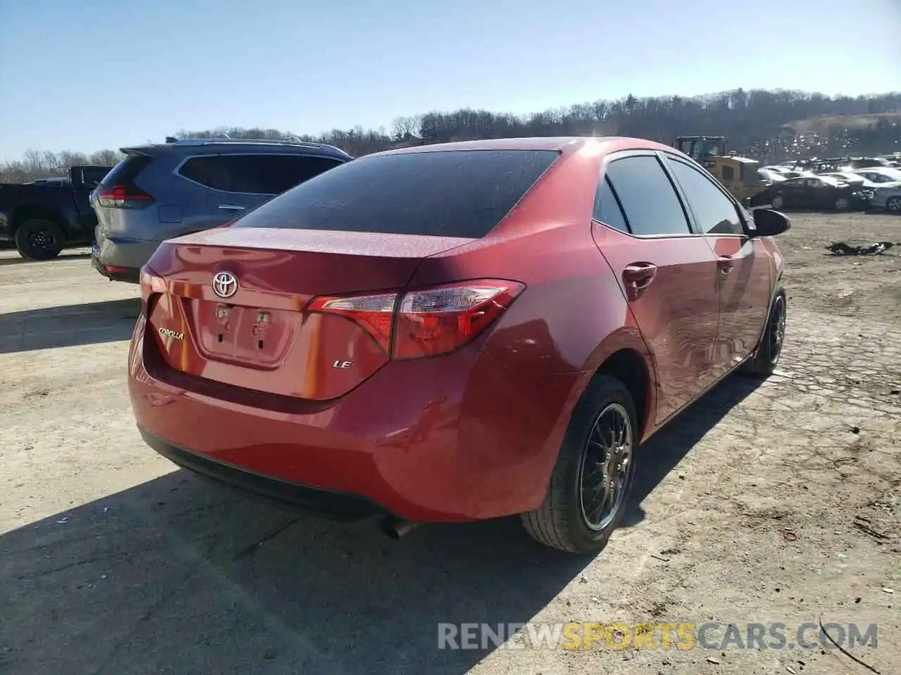 4 Photograph of a damaged car 5YFBURHE7KP927068 TOYOTA COROLLA 2019