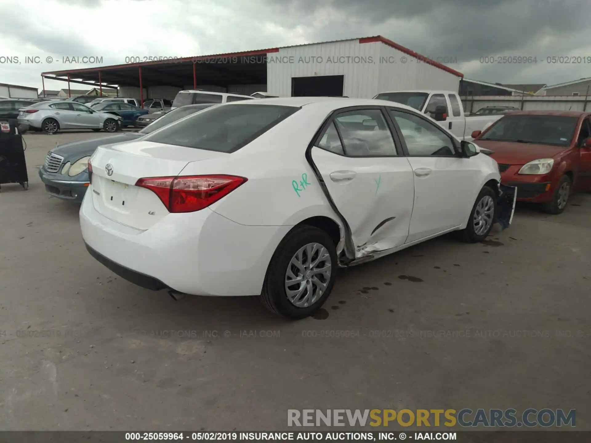 4 Photograph of a damaged car 5YFBURHE7KP927247 TOYOTA COROLLA 2019