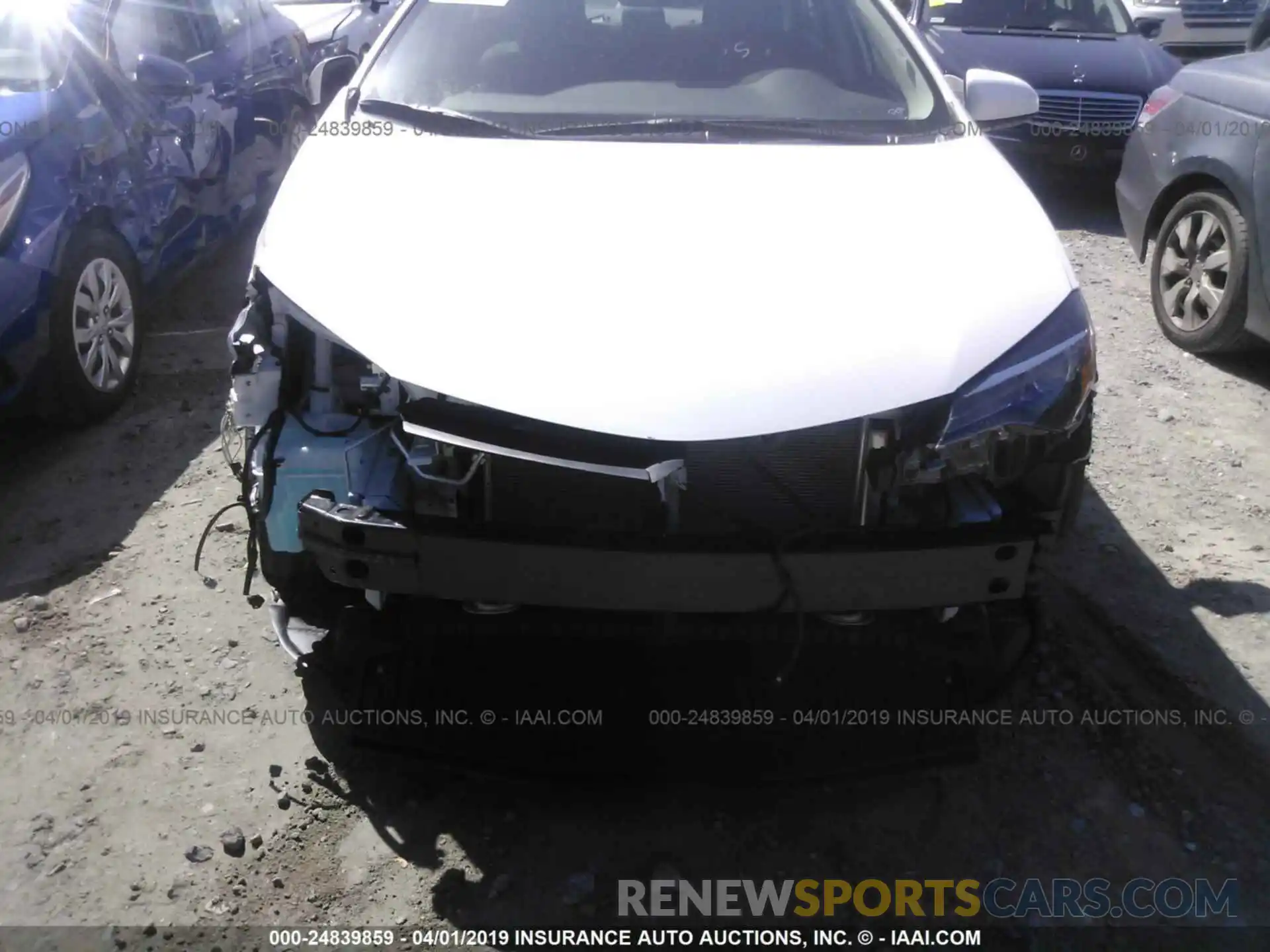 6 Photograph of a damaged car 5YFBURHE7KP927314 TOYOTA COROLLA 2019