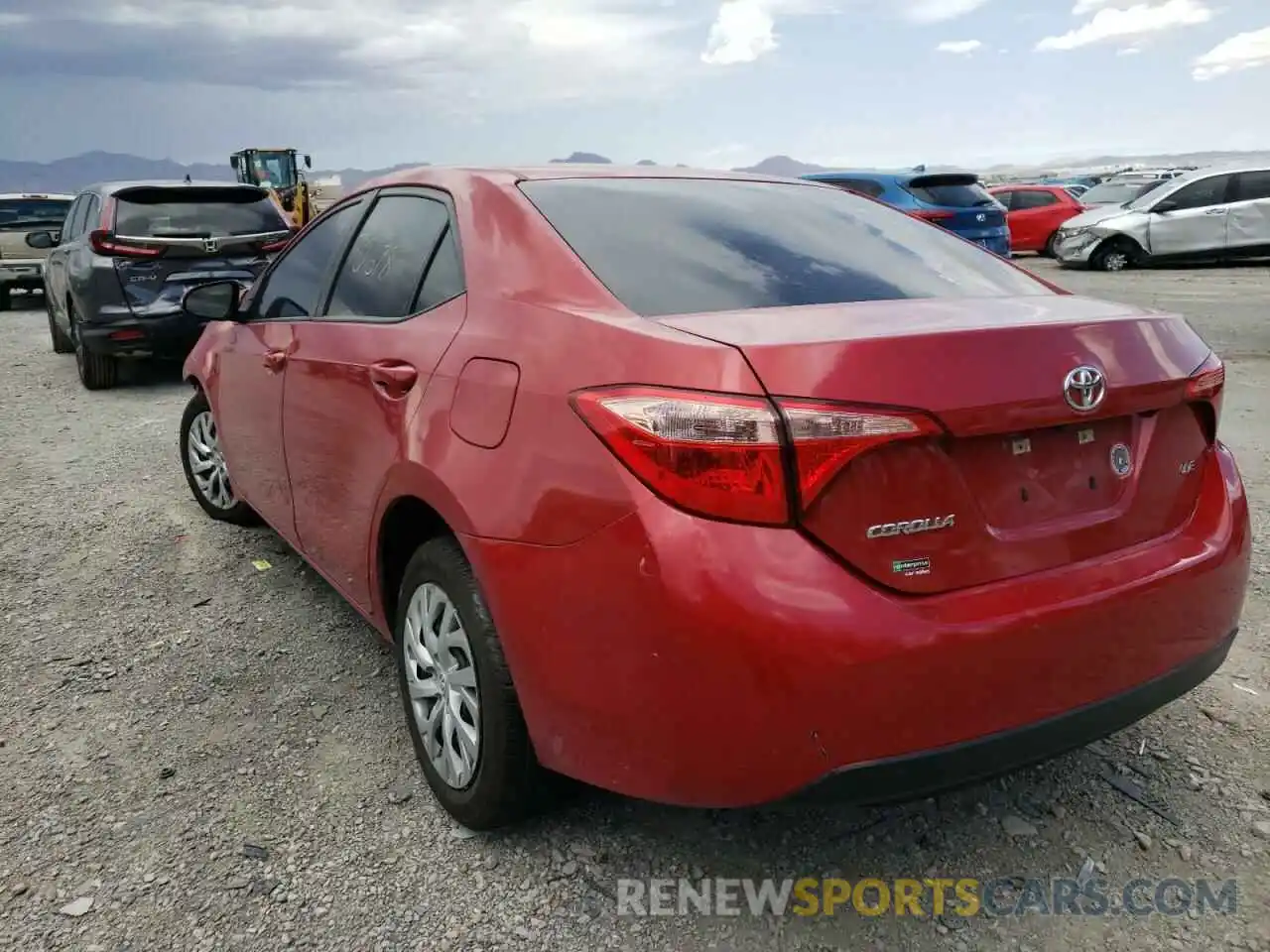 3 Photograph of a damaged car 5YFBURHE7KP927507 TOYOTA COROLLA 2019