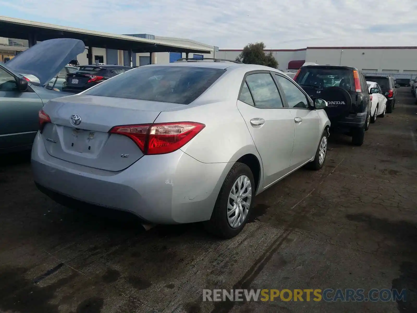 4 Photograph of a damaged car 5YFBURHE7KP927829 TOYOTA COROLLA 2019