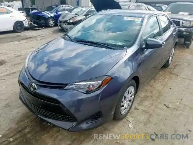 2 Photograph of a damaged car 5YFBURHE7KP927880 TOYOTA COROLLA 2019