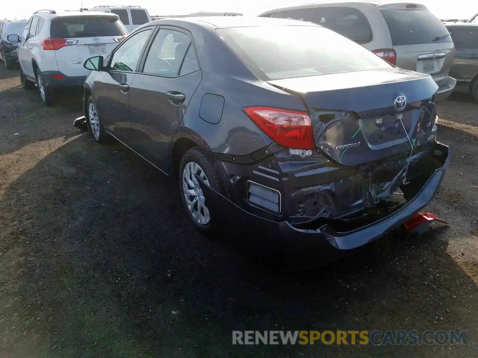 3 Photograph of a damaged car 5YFBURHE7KP928088 TOYOTA COROLLA 2019