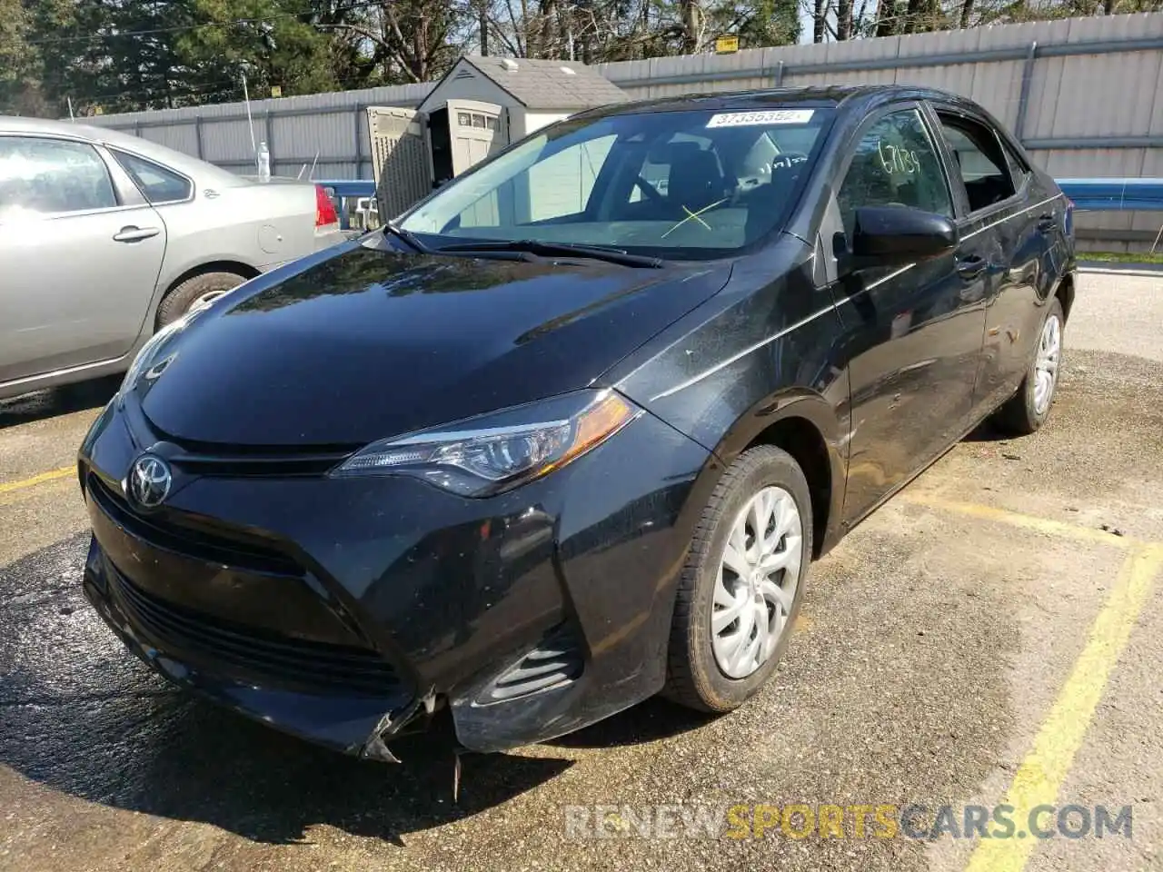 2 Photograph of a damaged car 5YFBURHE7KP928107 TOYOTA COROLLA 2019