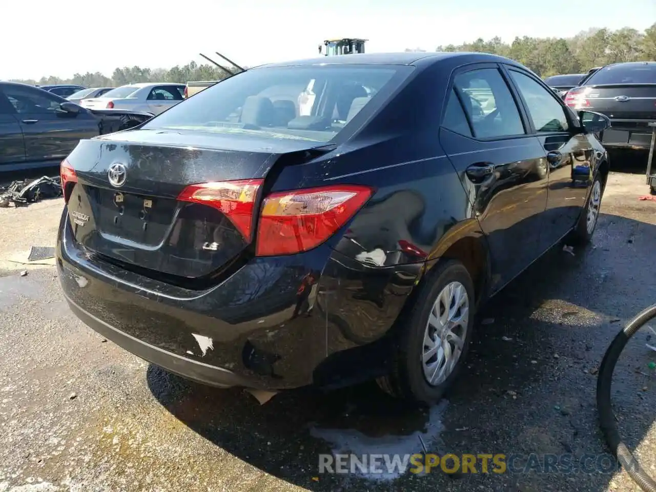 4 Photograph of a damaged car 5YFBURHE7KP928107 TOYOTA COROLLA 2019