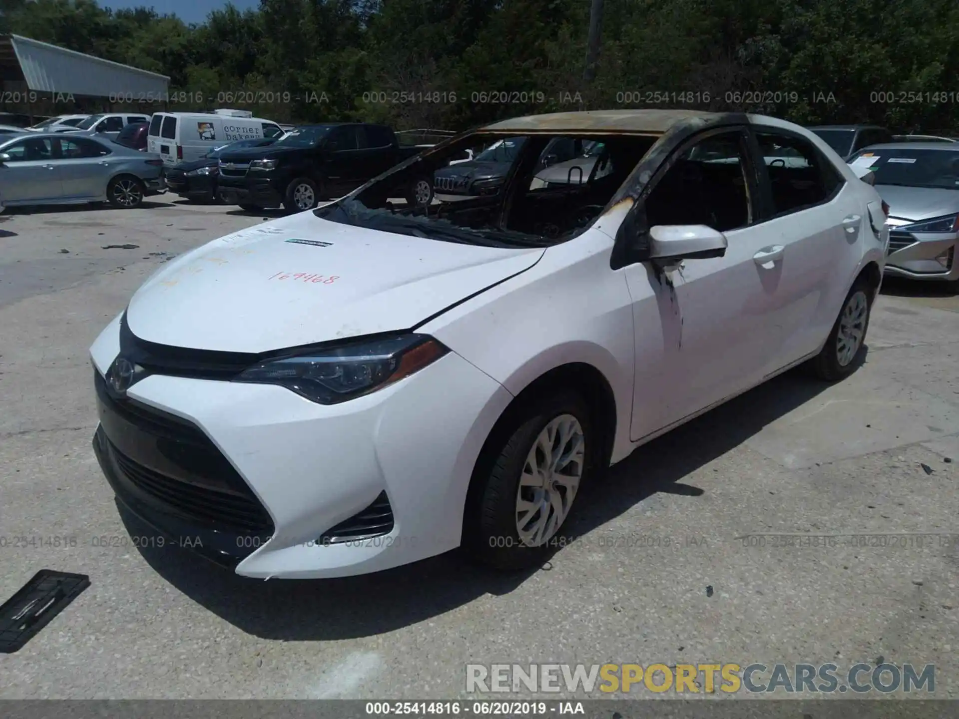 2 Photograph of a damaged car 5YFBURHE7KP928138 TOYOTA COROLLA 2019