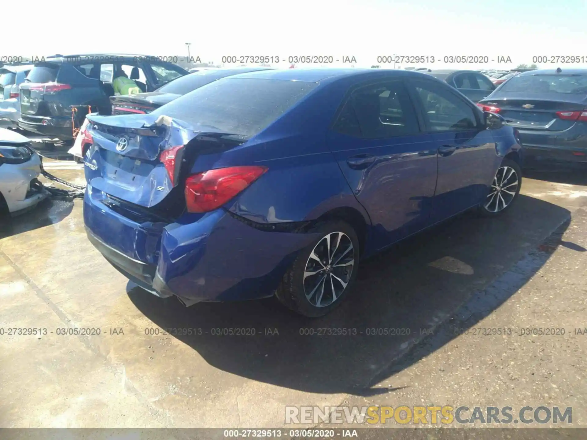 4 Photograph of a damaged car 5YFBURHE7KP928639 TOYOTA COROLLA 2019