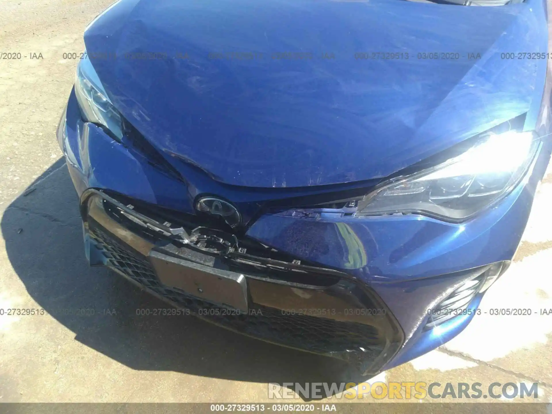 6 Photograph of a damaged car 5YFBURHE7KP928639 TOYOTA COROLLA 2019