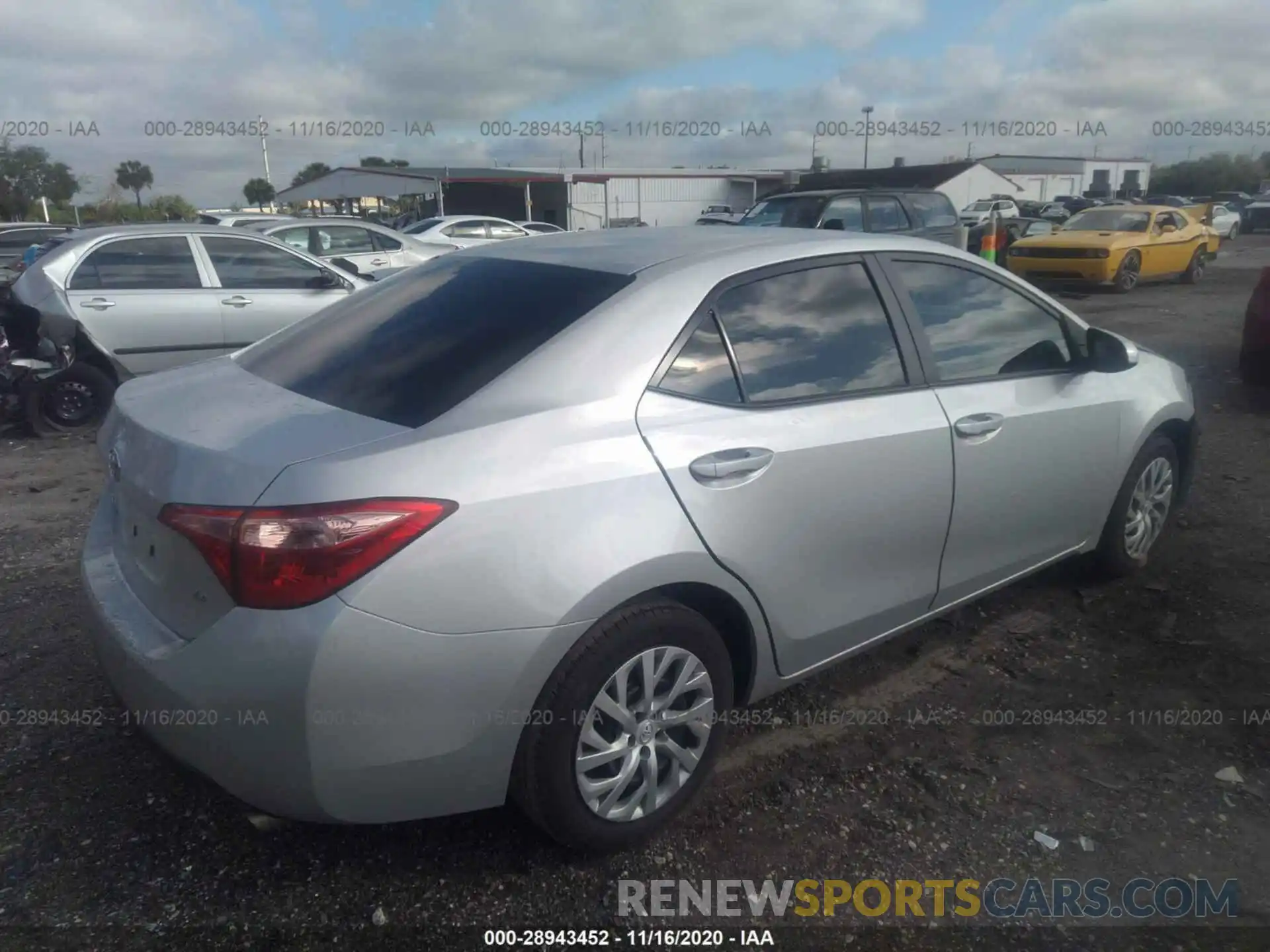 4 Photograph of a damaged car 5YFBURHE7KP929922 TOYOTA COROLLA 2019