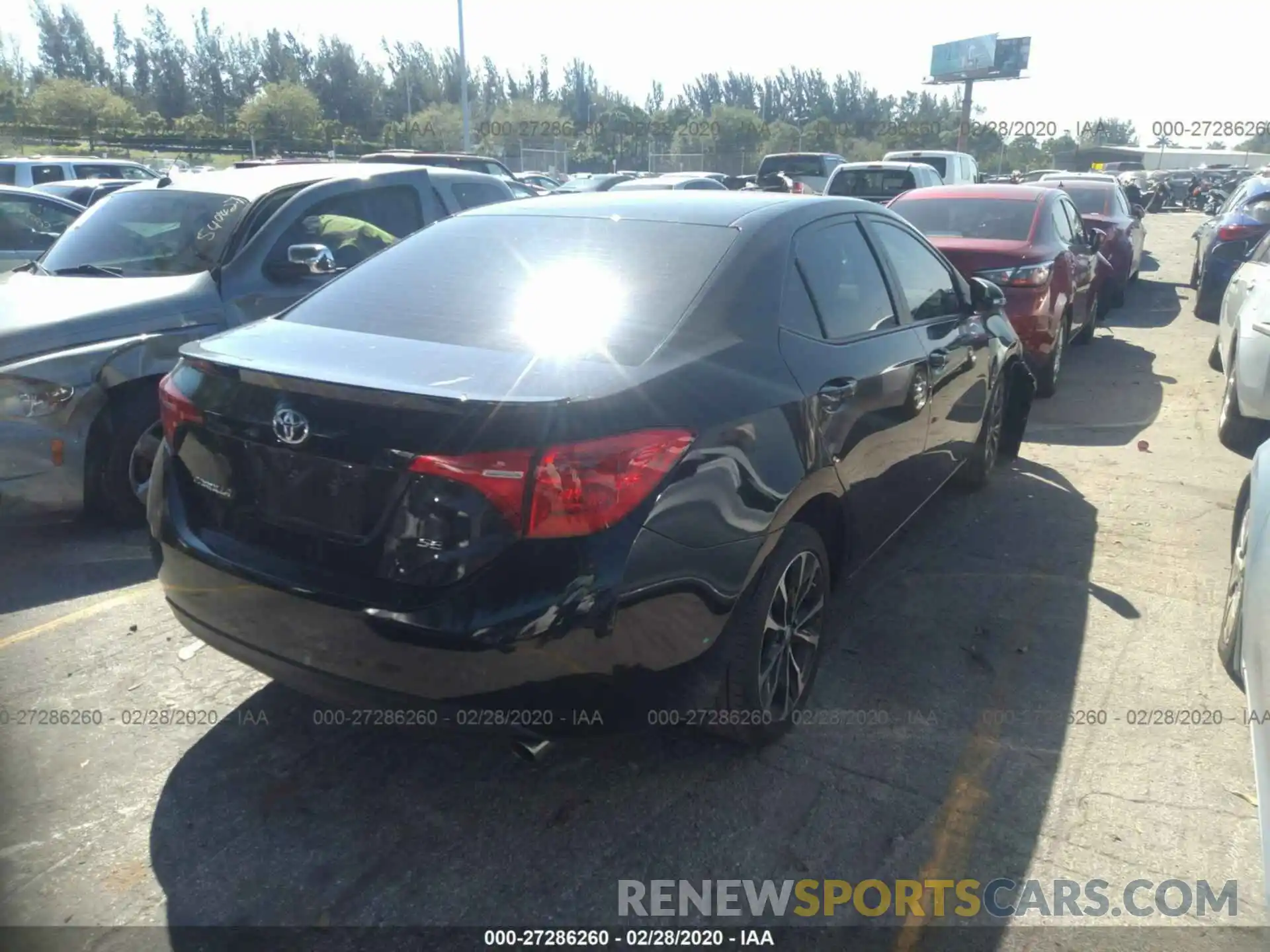 4 Photograph of a damaged car 5YFBURHE7KP930004 TOYOTA COROLLA 2019