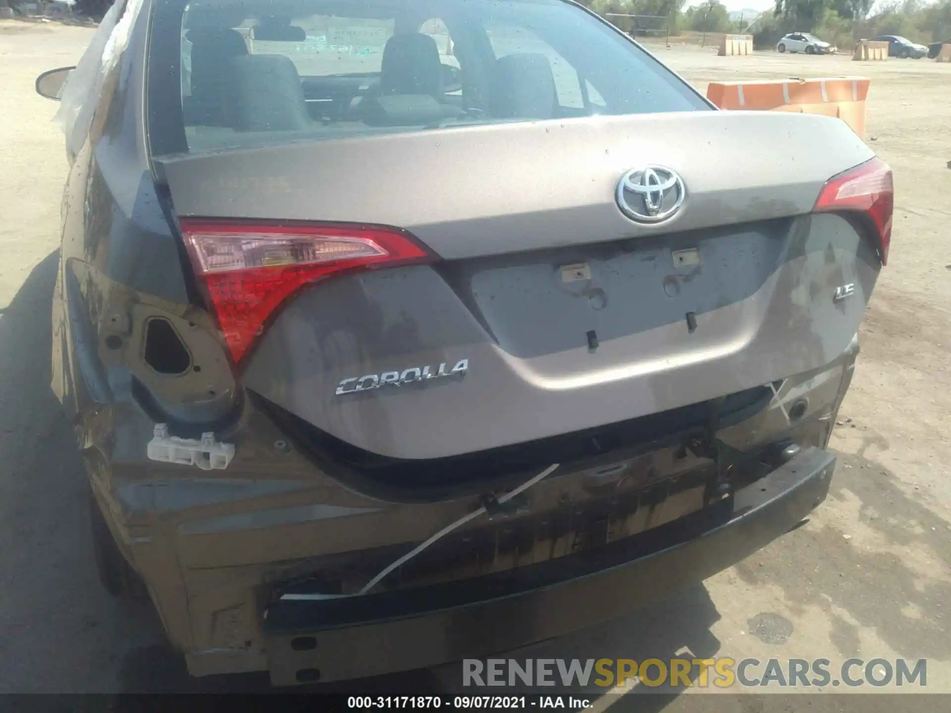 6 Photograph of a damaged car 5YFBURHE7KP930214 TOYOTA COROLLA 2019