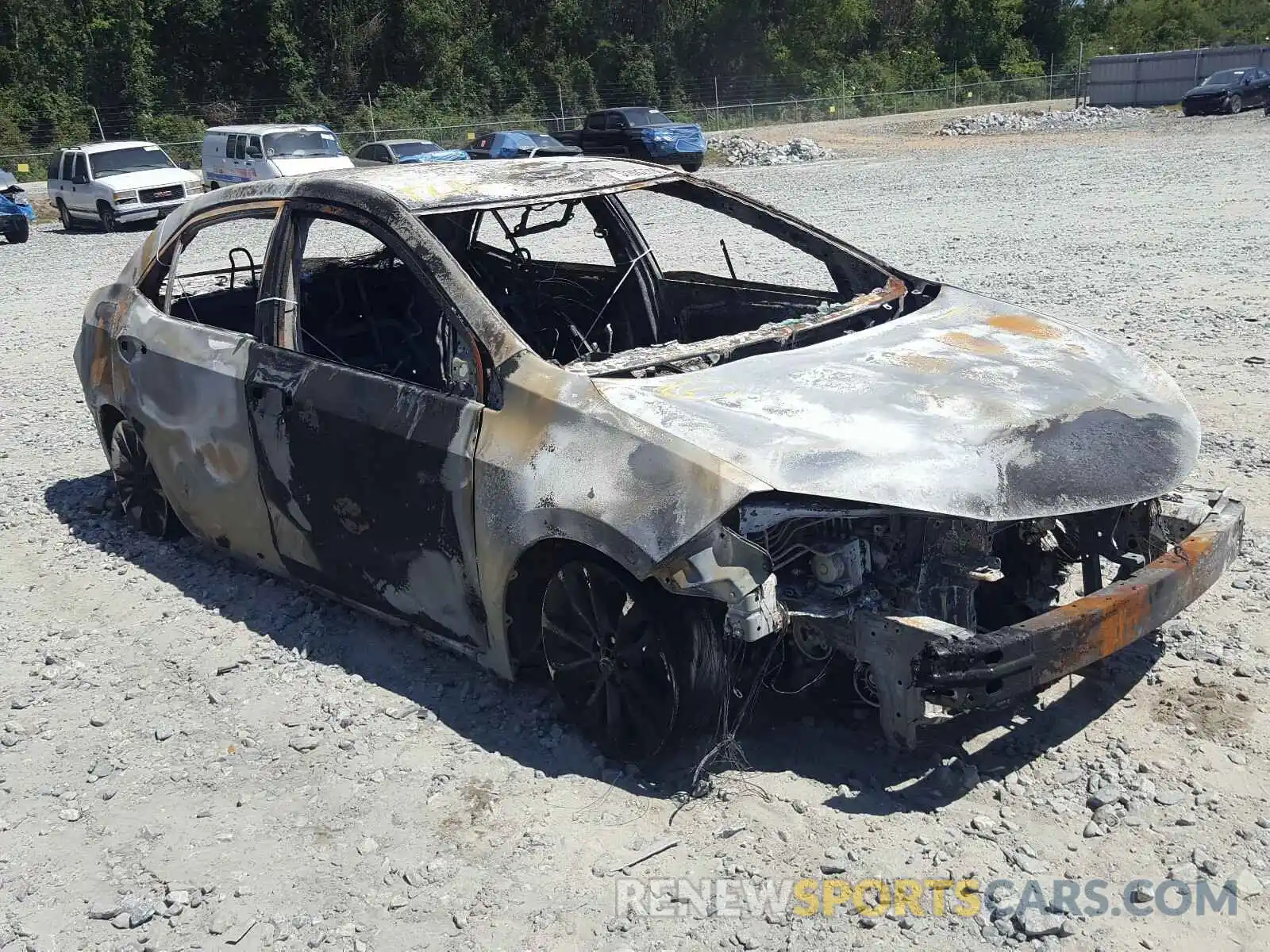 1 Photograph of a damaged car 5YFBURHE7KP930536 TOYOTA COROLLA 2019