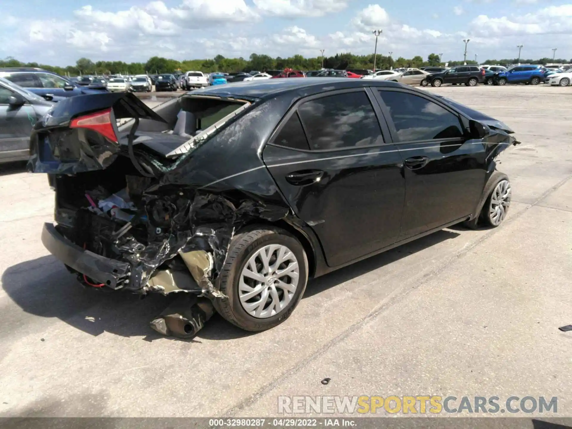 4 Photograph of a damaged car 5YFBURHE7KP930732 TOYOTA COROLLA 2019