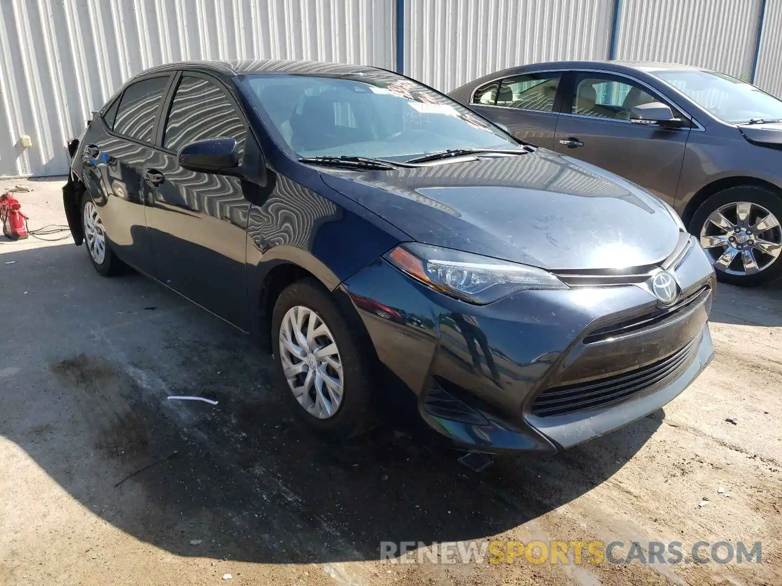 1 Photograph of a damaged car 5YFBURHE7KP931220 TOYOTA COROLLA 2019