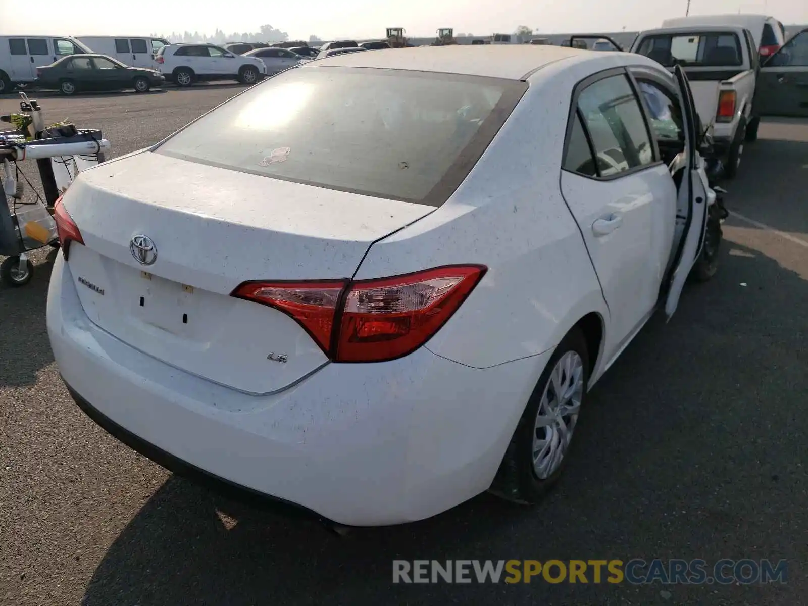 4 Photograph of a damaged car 5YFBURHE7KP931248 TOYOTA COROLLA 2019