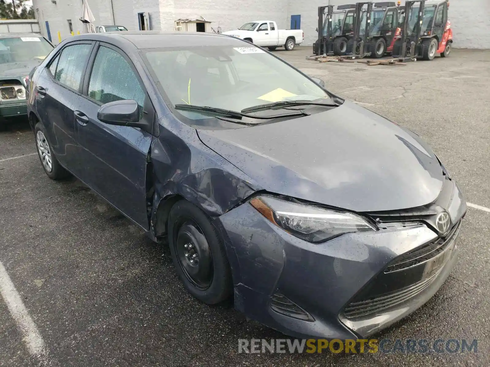 1 Photograph of a damaged car 5YFBURHE7KP931511 TOYOTA COROLLA 2019