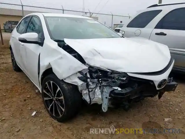 1 Photograph of a damaged car 5YFBURHE7KP931721 TOYOTA COROLLA 2019