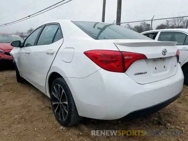 3 Photograph of a damaged car 5YFBURHE7KP931721 TOYOTA COROLLA 2019